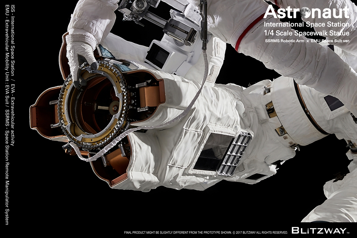 【内金確認後のご予約確定】【送料無料】スパーブスケールスタチュー/ ザ・リアル: アストロノーツ ISS EMU 1/4 スタチュー BW-SS-20201 - イメージ画像28