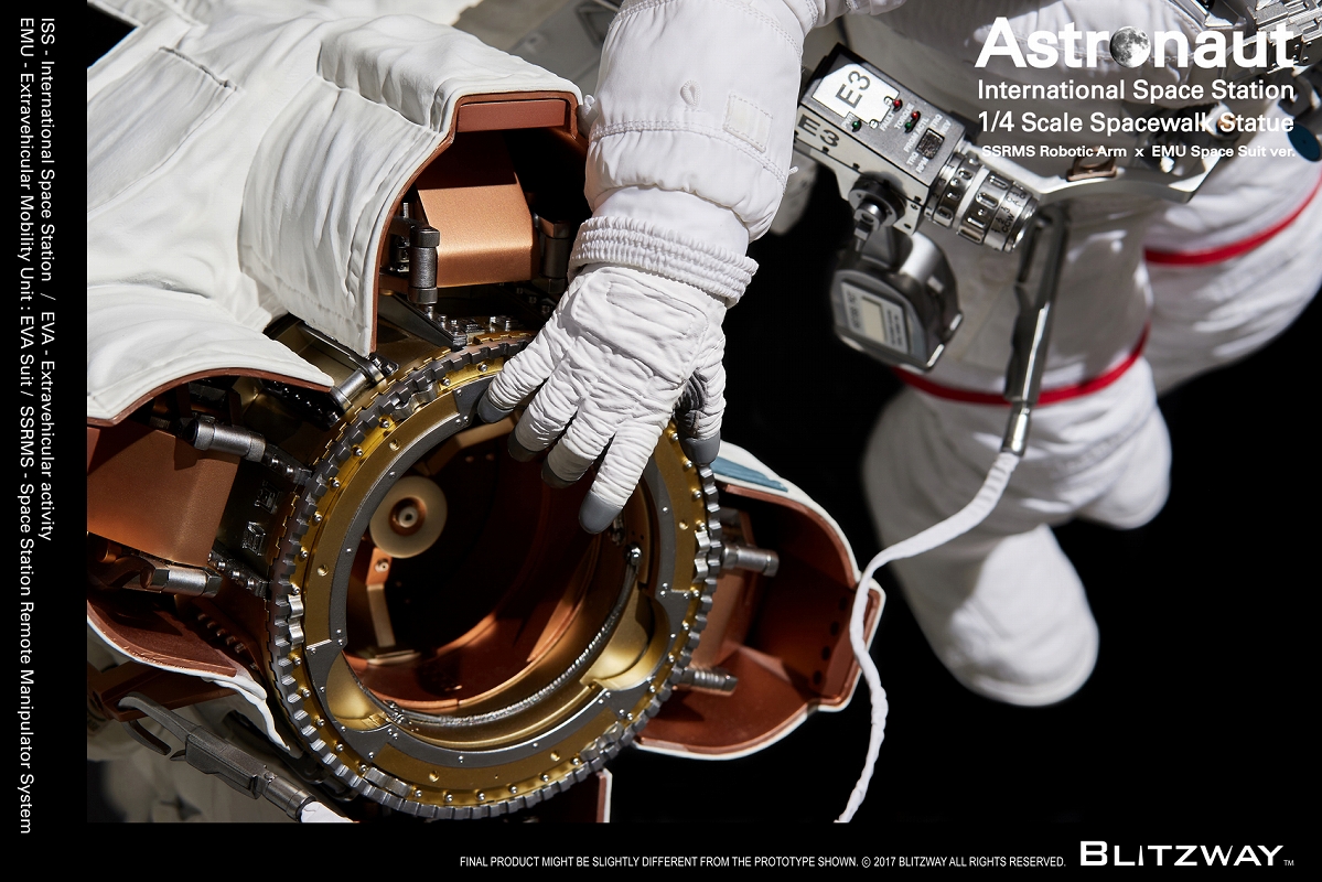 【内金確認後のご予約確定】【送料無料】スパーブスケールスタチュー/ ザ・リアル: アストロノーツ ISS EMU 1/4 スタチュー BW-SS-20201 - イメージ画像29