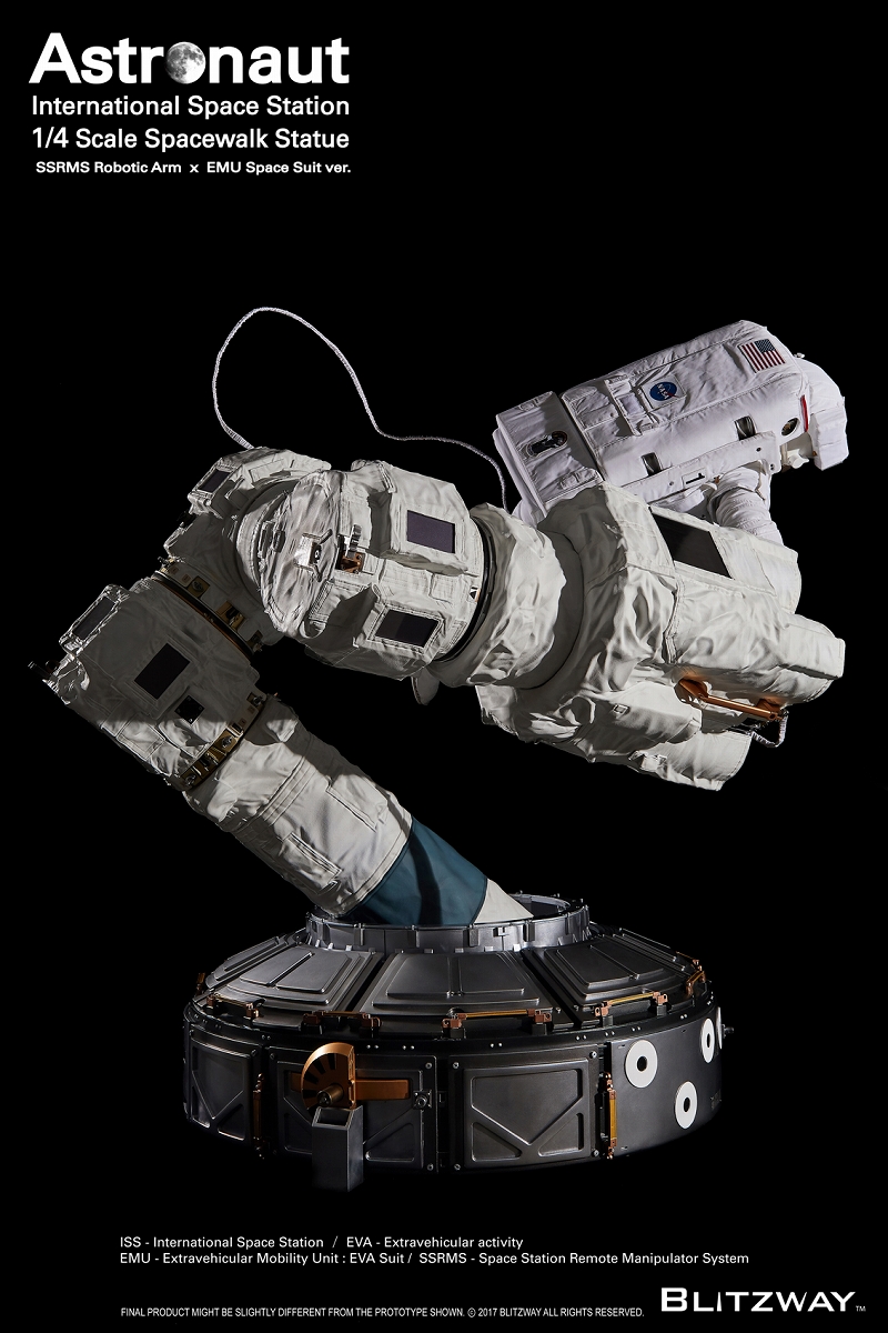 【内金確認後のご予約確定】【送料無料】スパーブスケールスタチュー/ ザ・リアル: アストロノーツ ISS EMU 1/4 スタチュー BW-SS-20201 - イメージ画像3