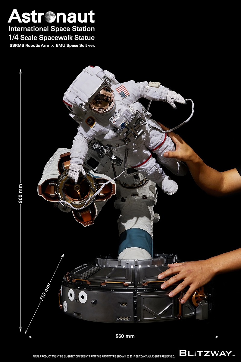 【内金確認後のご予約確定】【送料無料】スパーブスケールスタチュー/ ザ・リアル: アストロノーツ ISS EMU 1/4 スタチュー BW-SS-20201 - イメージ画像33