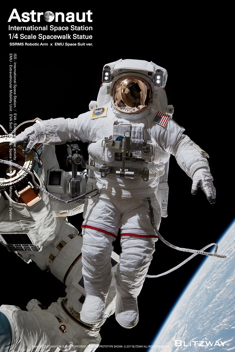 【内金確認後のご予約確定】【送料無料】スパーブスケールスタチュー/ ザ・リアル: アストロノーツ ISS EMU 1/4 スタチュー BW-SS-20201 - イメージ画像34
