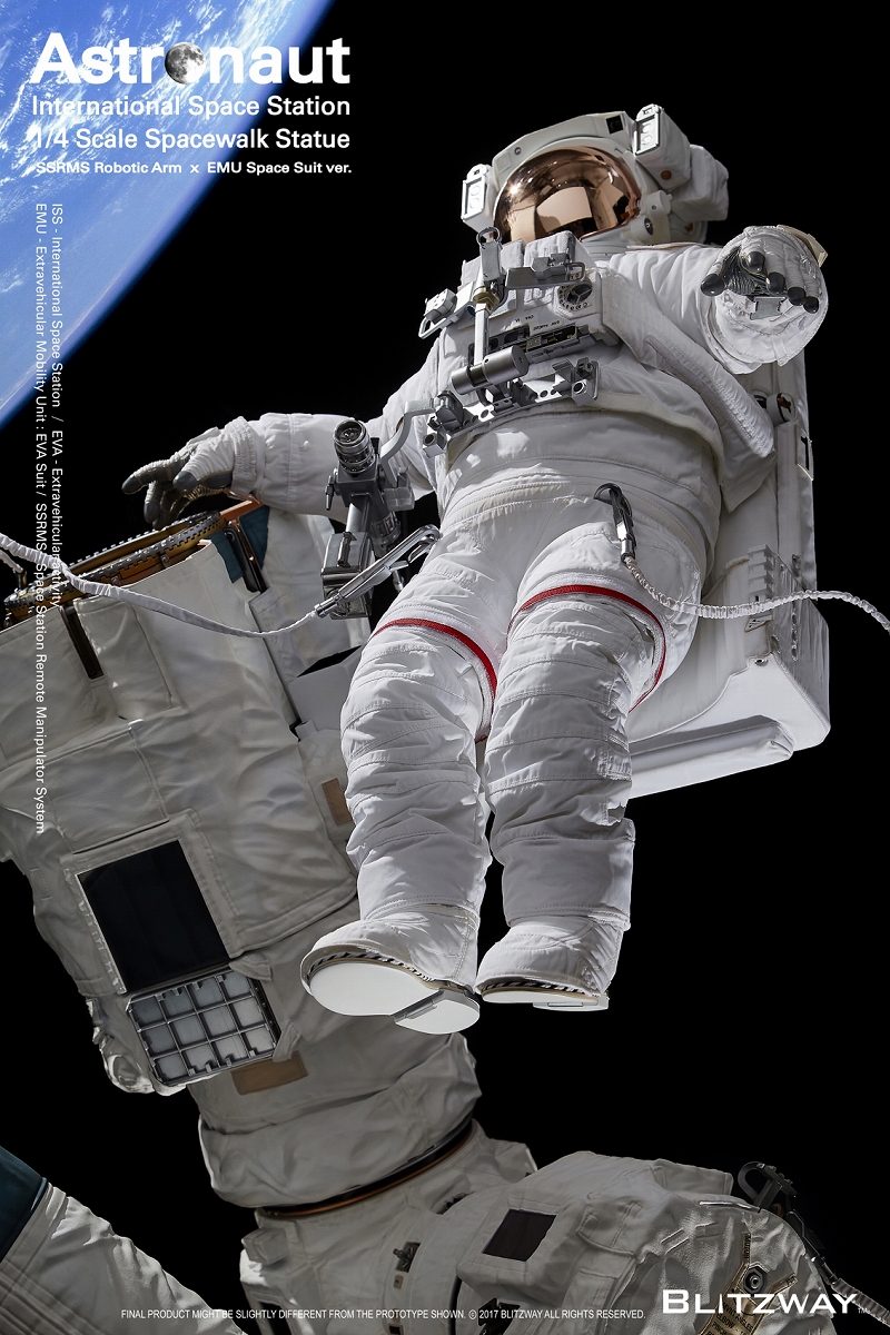 【内金確認後のご予約確定】【送料無料】スパーブスケールスタチュー/ ザ・リアル: アストロノーツ ISS EMU 1/4 スタチュー BW-SS-20201 - イメージ画像36