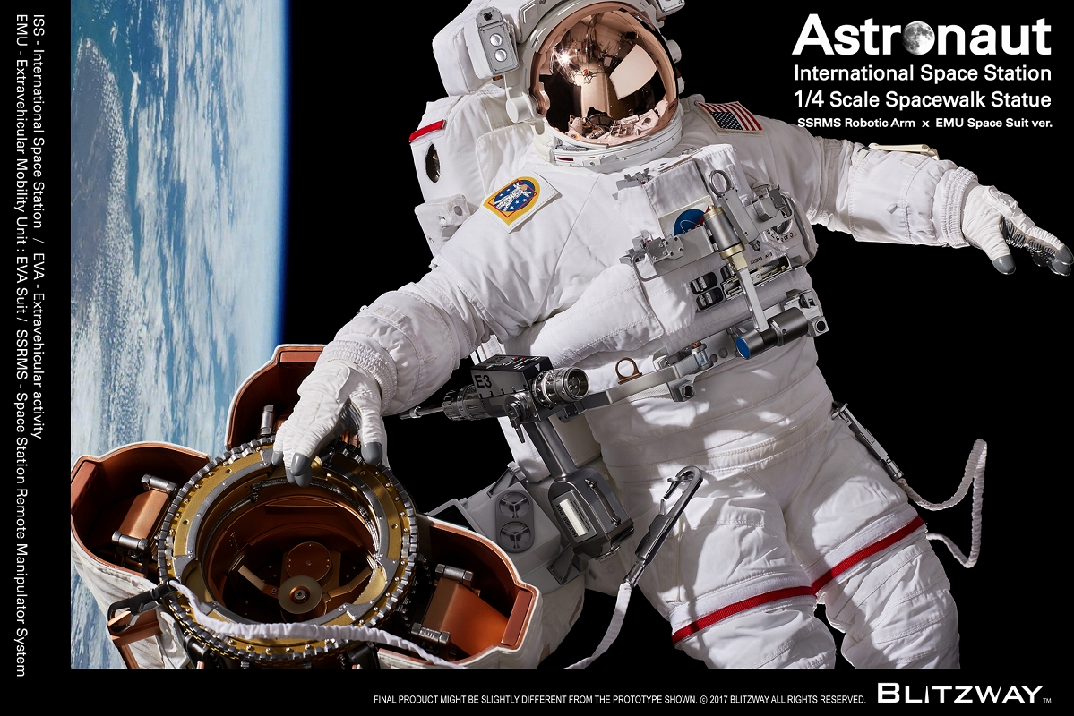 【内金確認後のご予約確定】【送料無料】スパーブスケールスタチュー/ ザ・リアル: アストロノーツ ISS EMU 1/4 スタチュー BW-SS-20201 - イメージ画像38