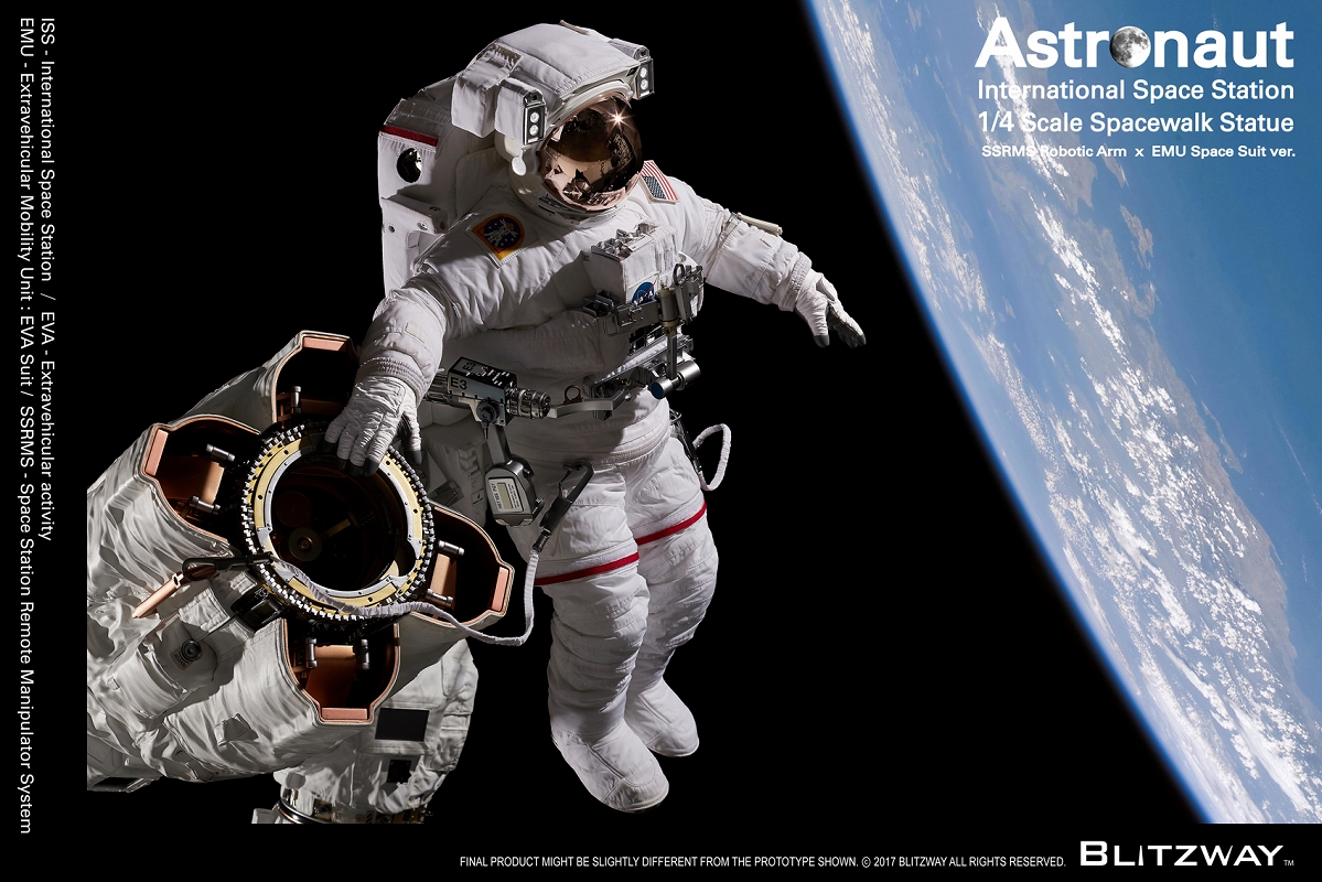 【内金確認後のご予約確定】【送料無料】スパーブスケールスタチュー/ ザ・リアル: アストロノーツ ISS EMU 1/4 スタチュー BW-SS-20201 - イメージ画像40