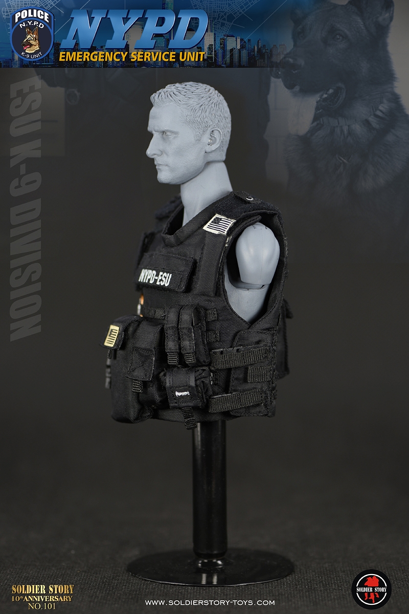 NYPD ESU ニューヨーク市警察 特殊部隊 K-9 ディビジョン 1/6 アクションフィギュア SS101 - イメージ画像37
