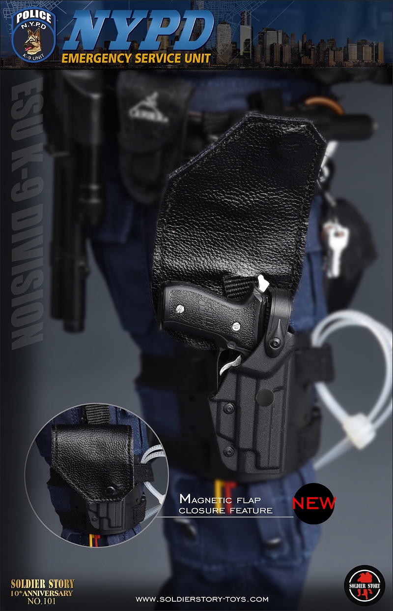 NYPD ESU ニューヨーク市警察 特殊部隊 K-9 ディビジョン 1/6 アクションフィギュア SS101 - イメージ画像40