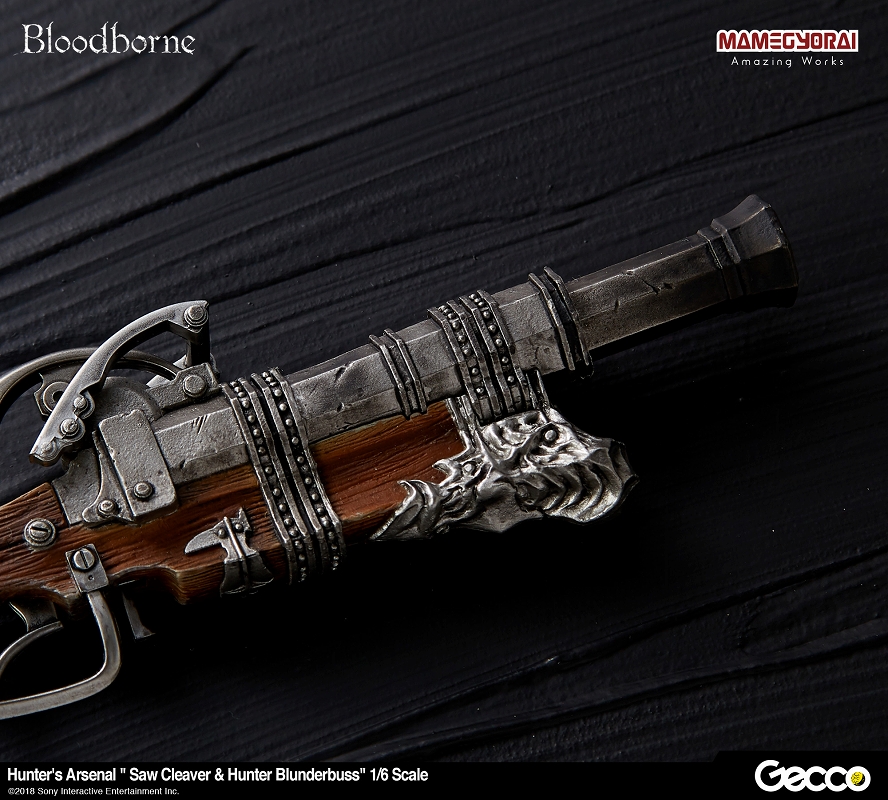 Bloodborne/ ハンターズ・アーセナル: ノコギリ鉈＆獣狩りの散弾銃 1/6スケール ウェポン - イメージ画像13
