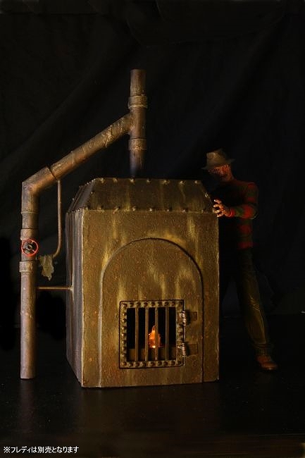 【再生産】エルム街の悪夢/ フレディ・クルーガー ファーネス 焼却炉 7インチ アクションフィギュア ジオラマ - イメージ画像2