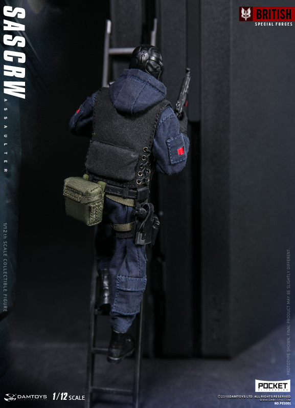 ポケットエリートシリーズ/ SAS CRW アサルター 1/12 アクション