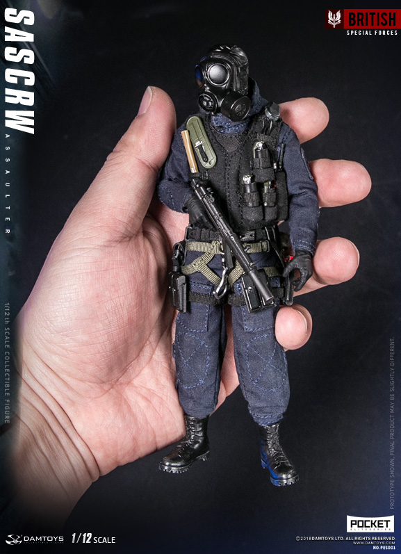 ポケットエリートシリーズ/ SAS CRW アサルター 1/12 アクション