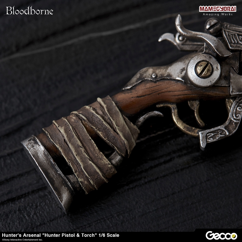 【再生産】Bloodborne/ ハンターズ・アーセナル: 獣狩りの短銃＆松明 1/6スケール ウェポン - イメージ画像7