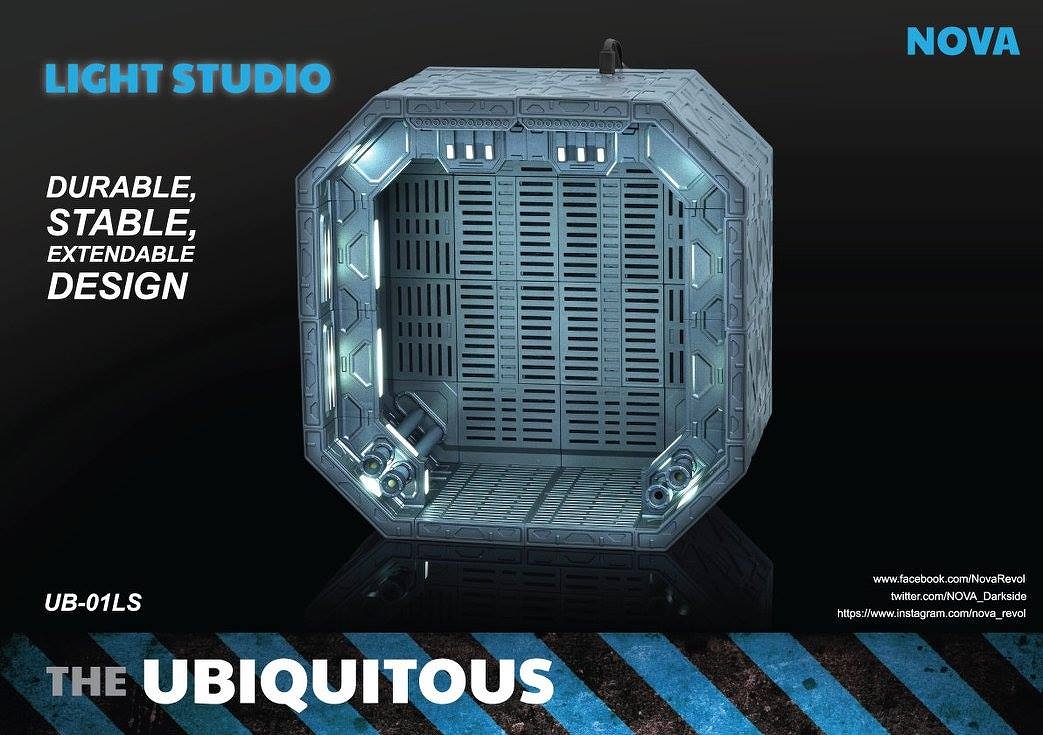 ザ・ユビキタス モジュラータイプ LED ライトスタジオキット DDCUB-01LS - イメージ画像1