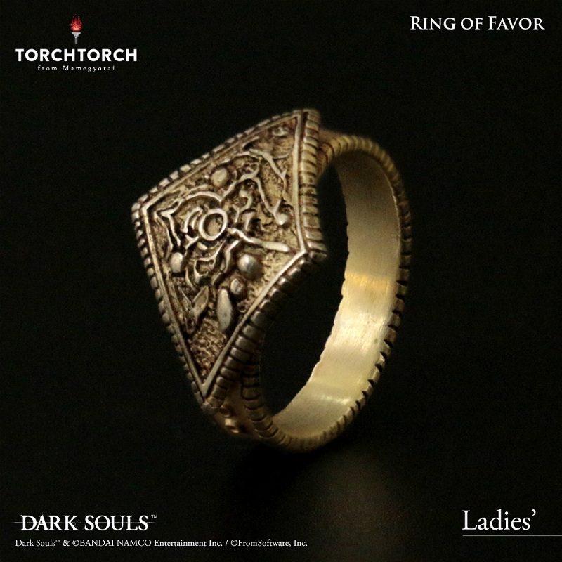 ダークソウル × TORCH TORCH/ リングコレクション: 寵愛の指輪 レディースモデル/9号 - イメージ画像1