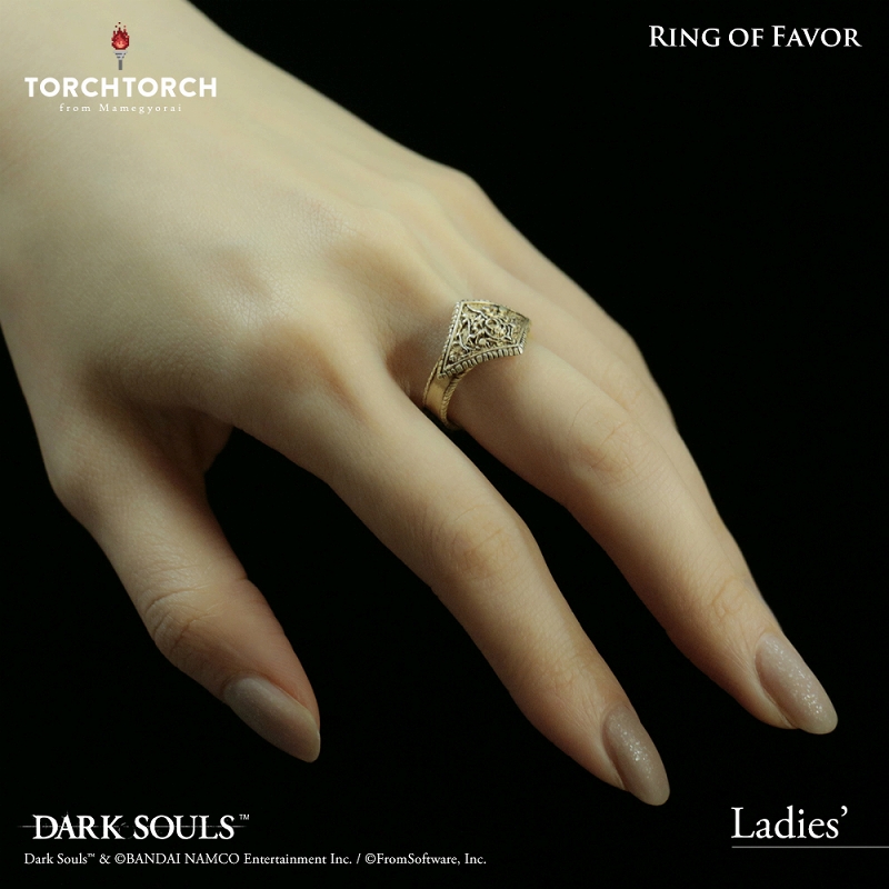 ダークソウル × TORCH TORCH/ リングコレクション: 寵愛の指輪 レディースモデル/9号 - イメージ画像4