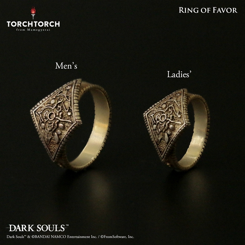 ダークソウル × TORCH TORCH/ リングコレクション: 寵愛の指輪 レディースモデル/9号 - イメージ画像6