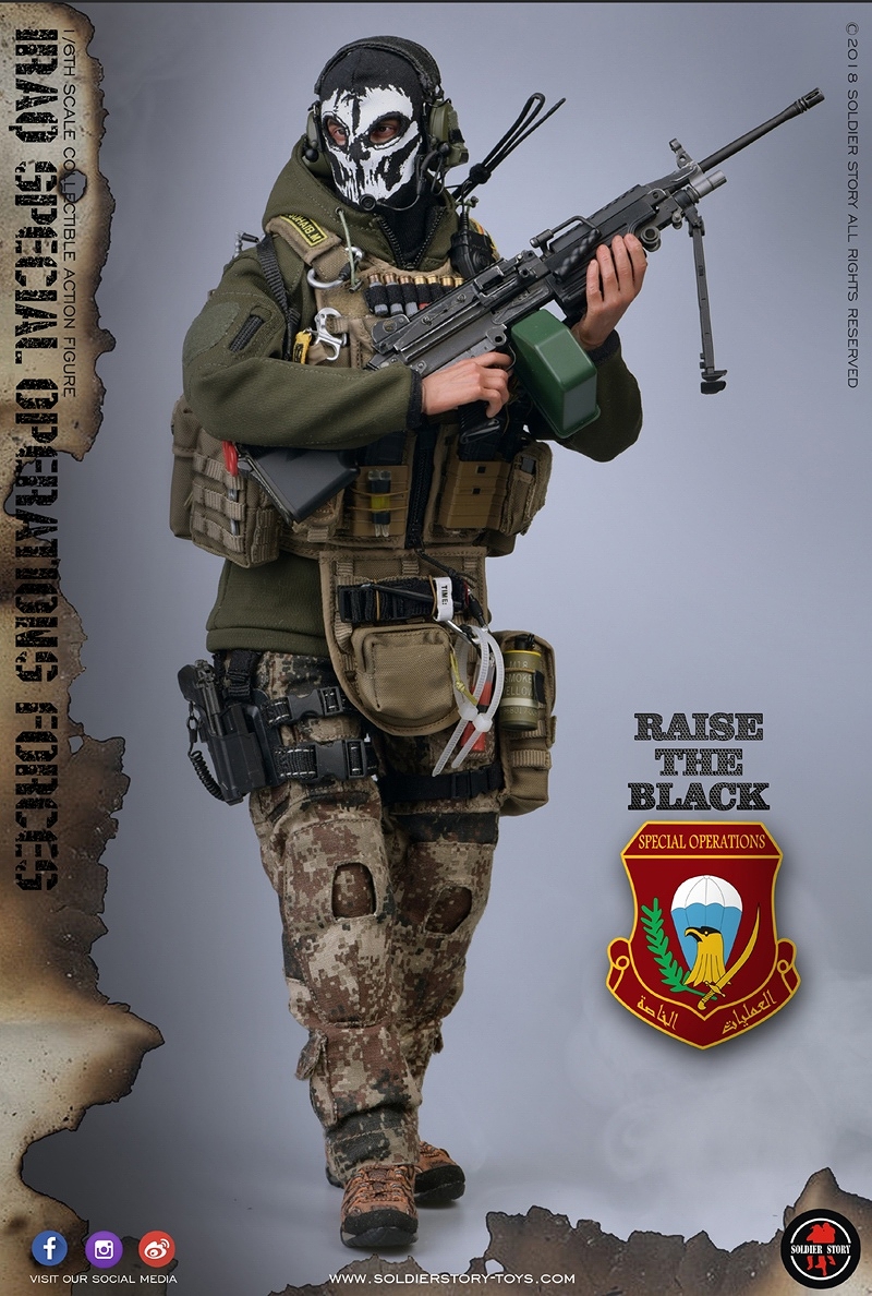 ISOF イラク特殊作戦部隊 SAW ガンナー 1/6 アクションフィギュア SS107 - イメージ画像10