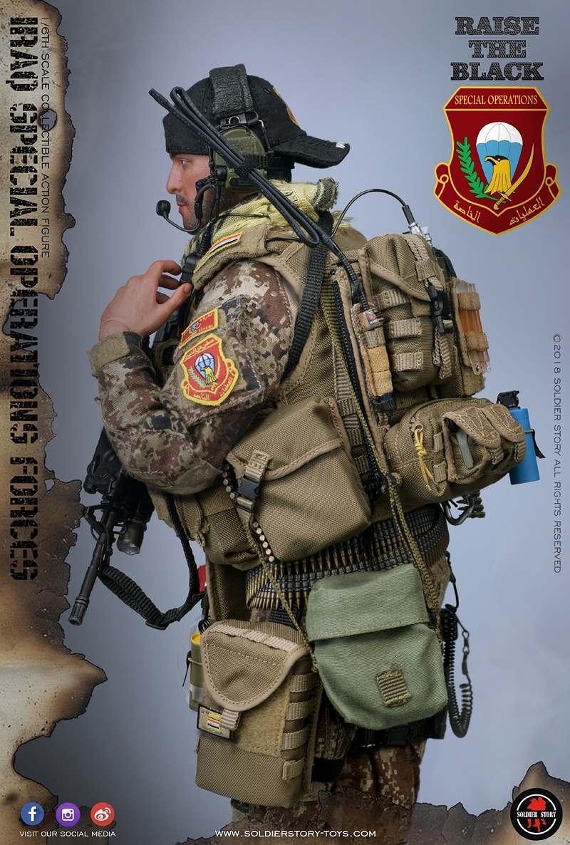 ISOF イラク特殊作戦部隊 SAW ガンナー 1/6 アクションフィギュア SS107 - イメージ画像12