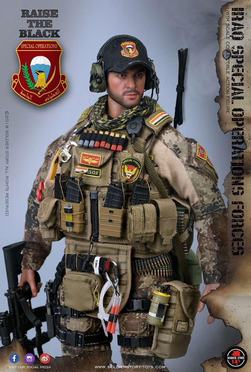 ISOF イラク特殊作戦部隊 SAW ガンナー 1/6 アクションフィギュア SS107 - イメージ画像13