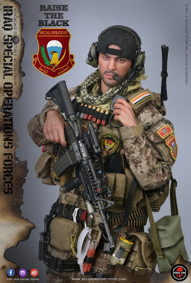 ISOF イラク特殊作戦部隊 SAW ガンナー 1/6 アクションフィギュア SS107 - イメージ画像14