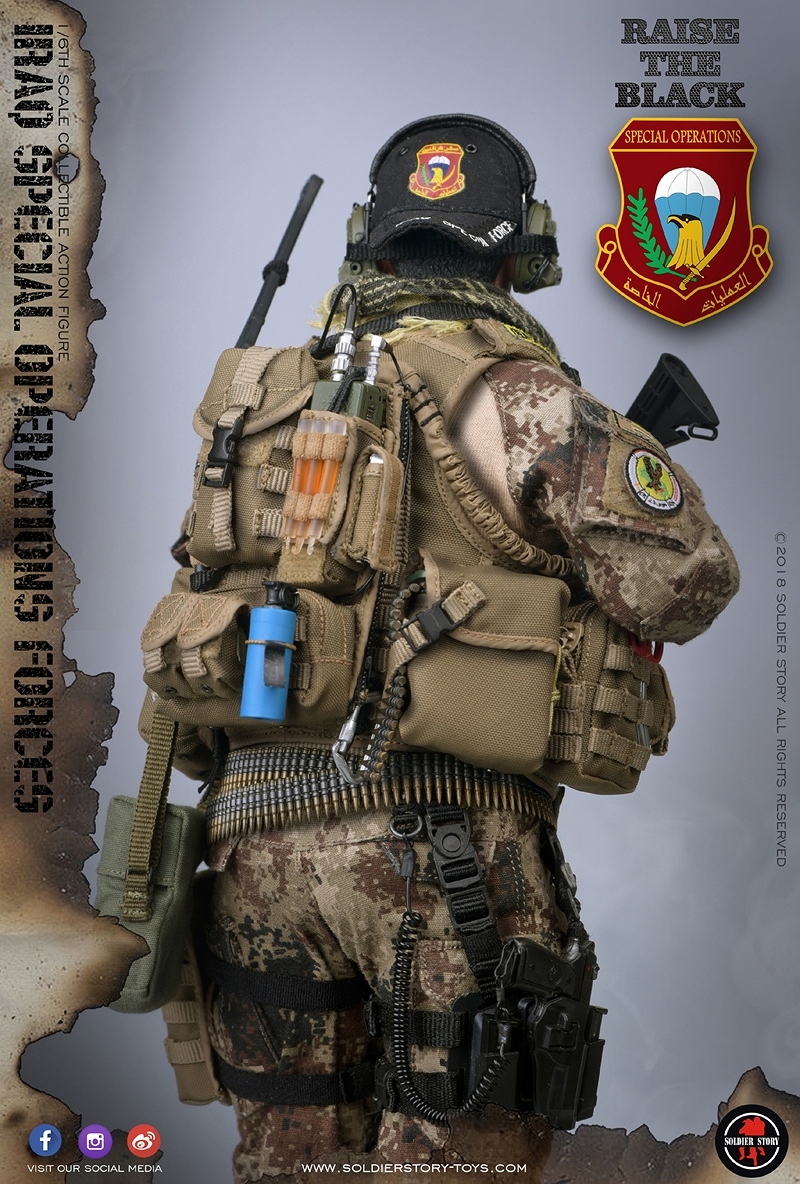 ISOF イラク特殊作戦部隊 SAW ガンナー 1/6 アクションフィギュア SS107 - イメージ画像15