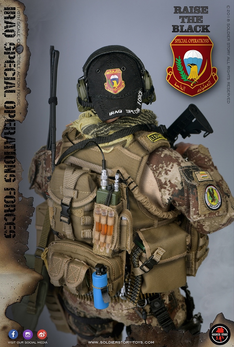 ISOF イラク特殊作戦部隊 SAW ガンナー 1/6 アクションフィギュア SS107 - イメージ画像16