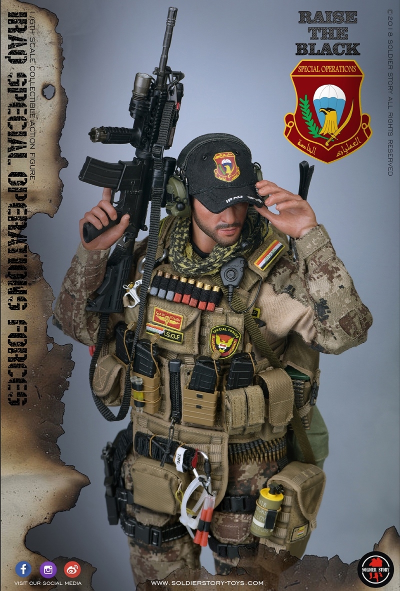 ISOF イラク特殊作戦部隊 SAW ガンナー 1/6 アクションフィギュア SS107 - イメージ画像17