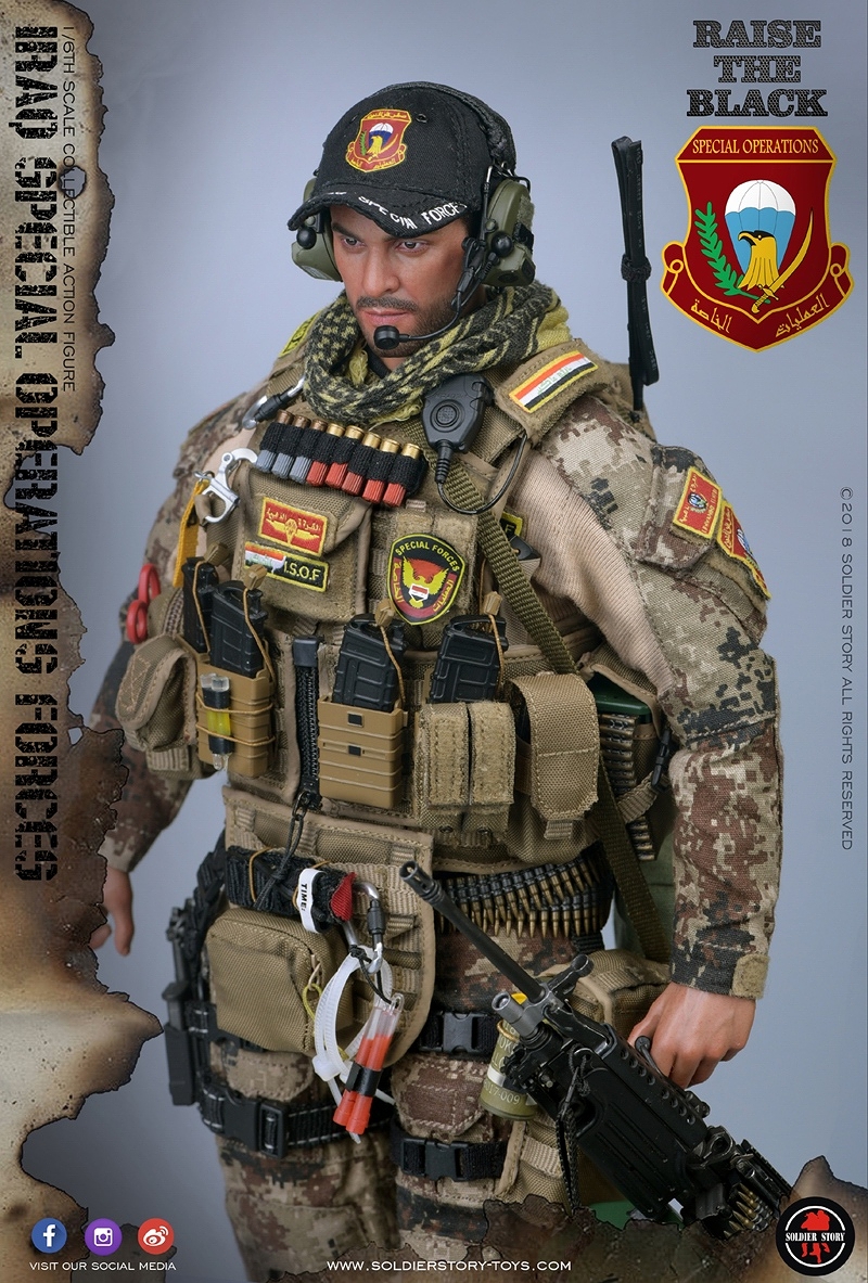 ISOF イラク特殊作戦部隊 SAW ガンナー 1/6 アクションフィギュア SS107 - イメージ画像18