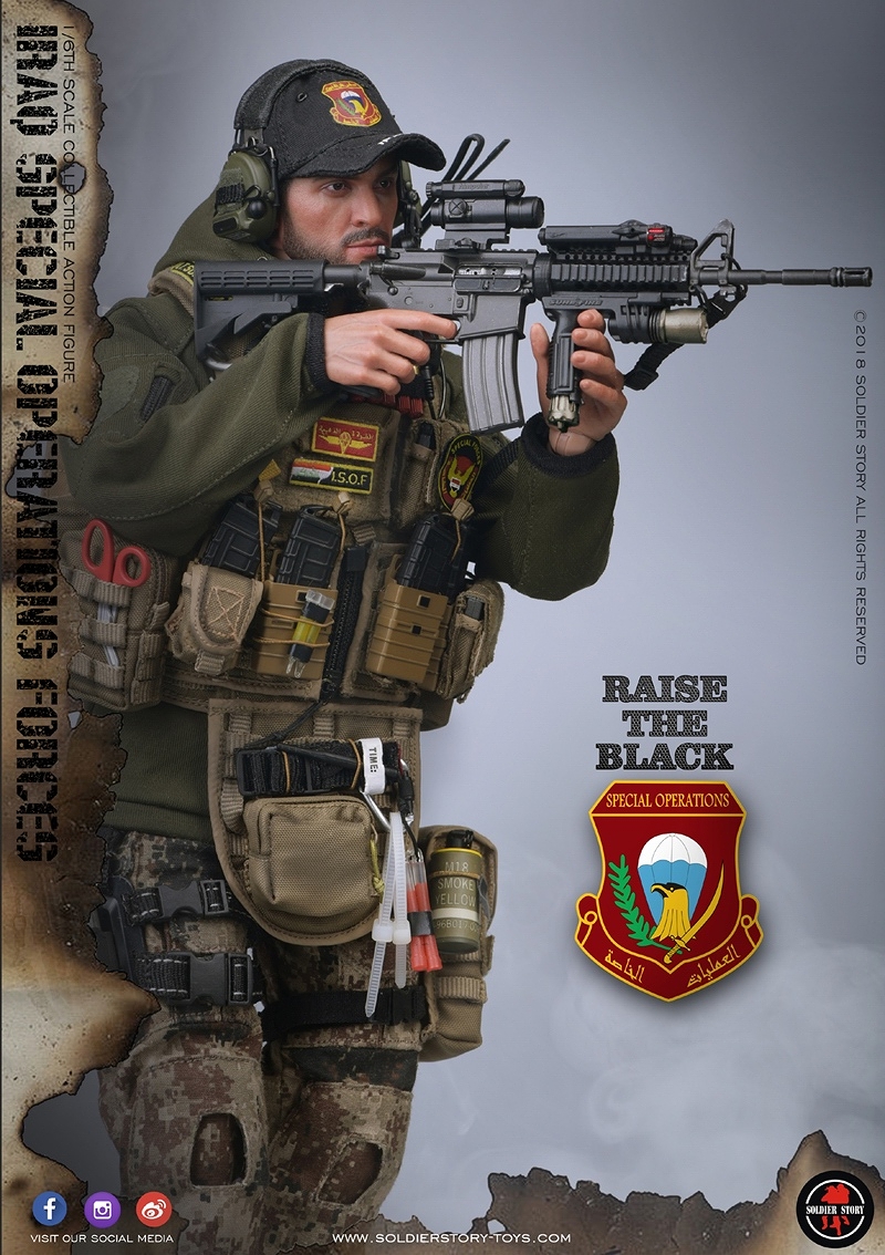 ISOF イラク特殊作戦部隊 SAW ガンナー 1/6 アクションフィギュア SS107 - イメージ画像22