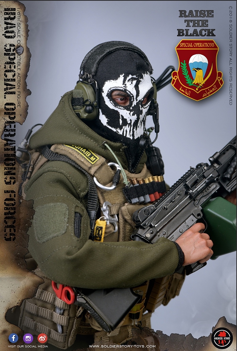 ISOF イラク特殊作戦部隊 SAW ガンナー 1/6 アクションフィギュア SS107 - イメージ画像25