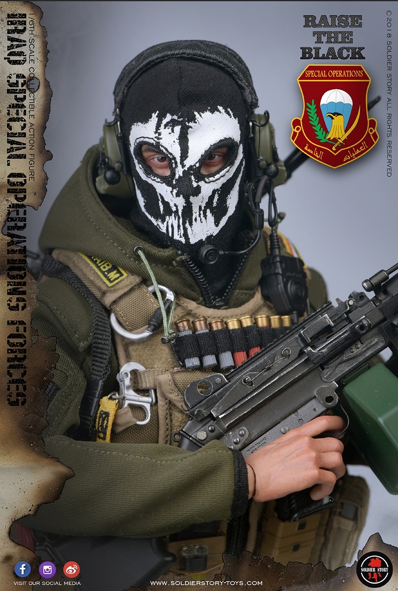 ISOF イラク特殊作戦部隊 SAW ガンナー 1/6 アクションフィギュア SS107 - イメージ画像26