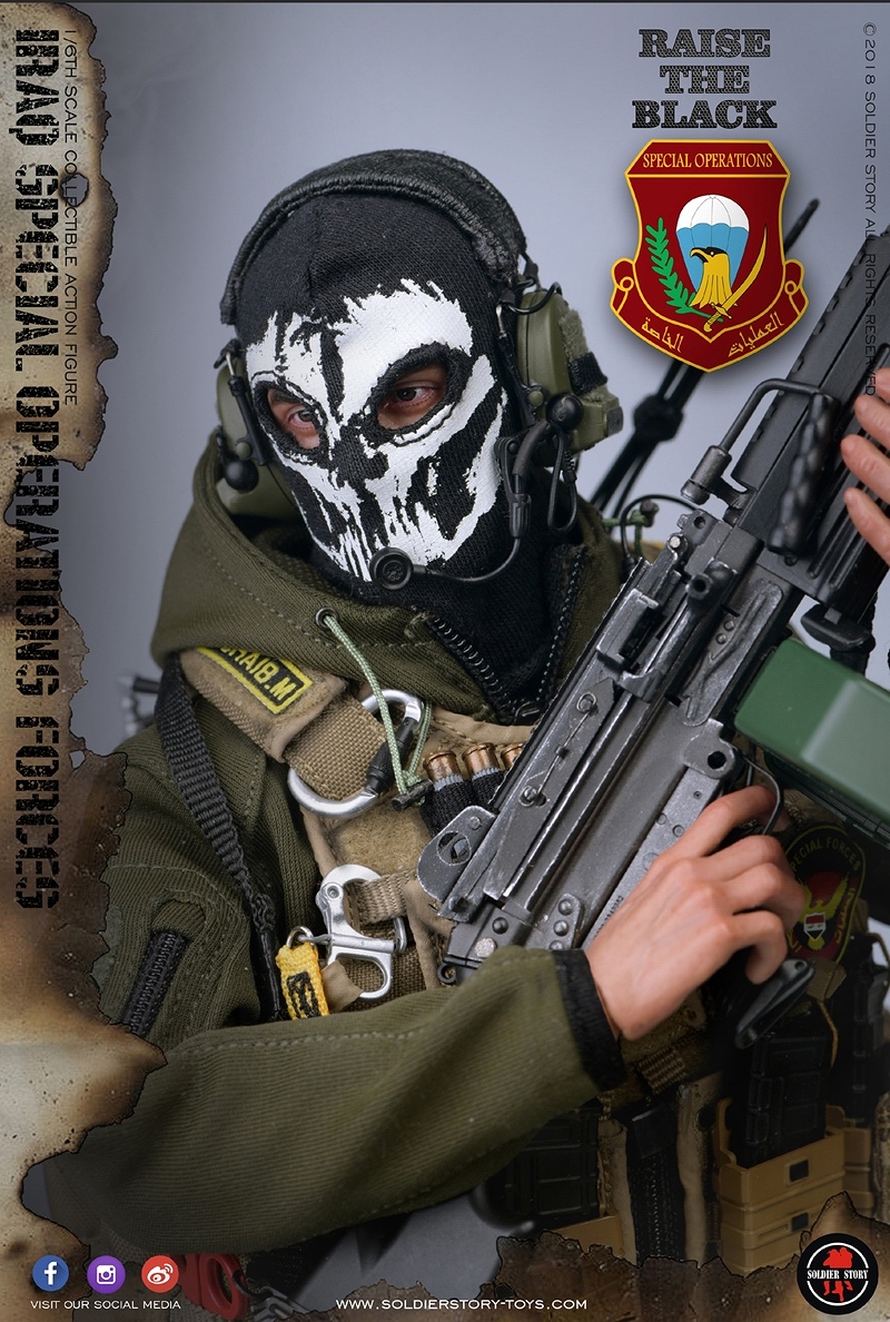 ISOF イラク特殊作戦部隊 SAW ガンナー 1/6 アクションフィギュア SS107 - イメージ画像27
