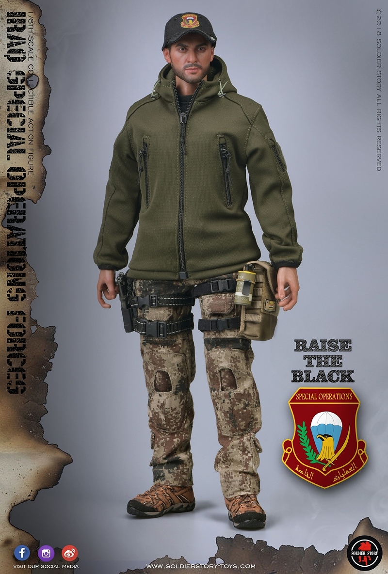 ISOF イラク特殊作戦部隊 SAW ガンナー 1/6 アクションフィギュア SS107 - イメージ画像28