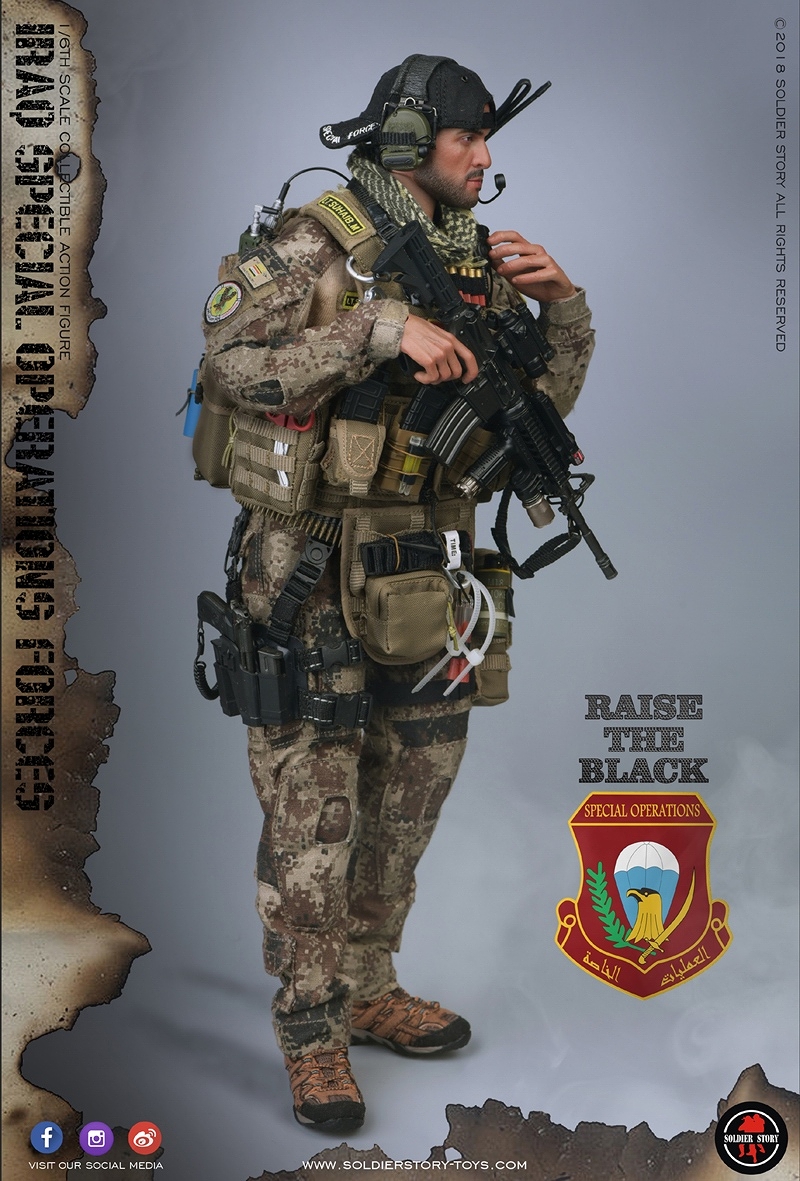 ISOF イラク特殊作戦部隊 SAW ガンナー 1/6 アクションフィギュア SS107 - イメージ画像3