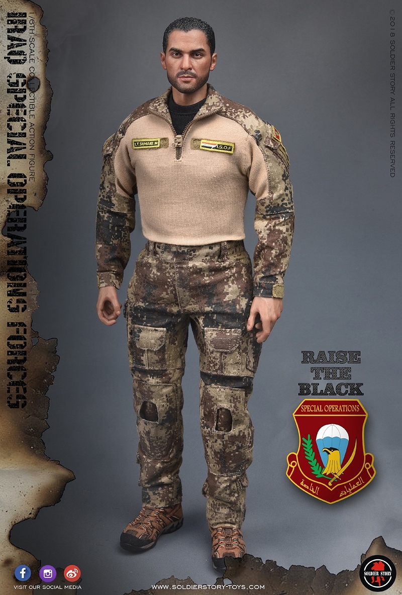 ISOF イラク特殊作戦部隊 SAW ガンナー 1/6 アクションフィギュア SS107 - イメージ画像32