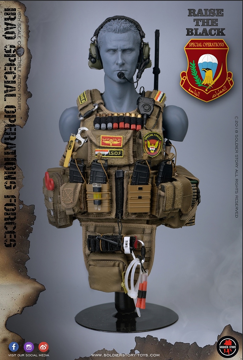 ISOF イラク特殊作戦部隊 SAW ガンナー 1/6 アクションフィギュア SS107 - イメージ画像36