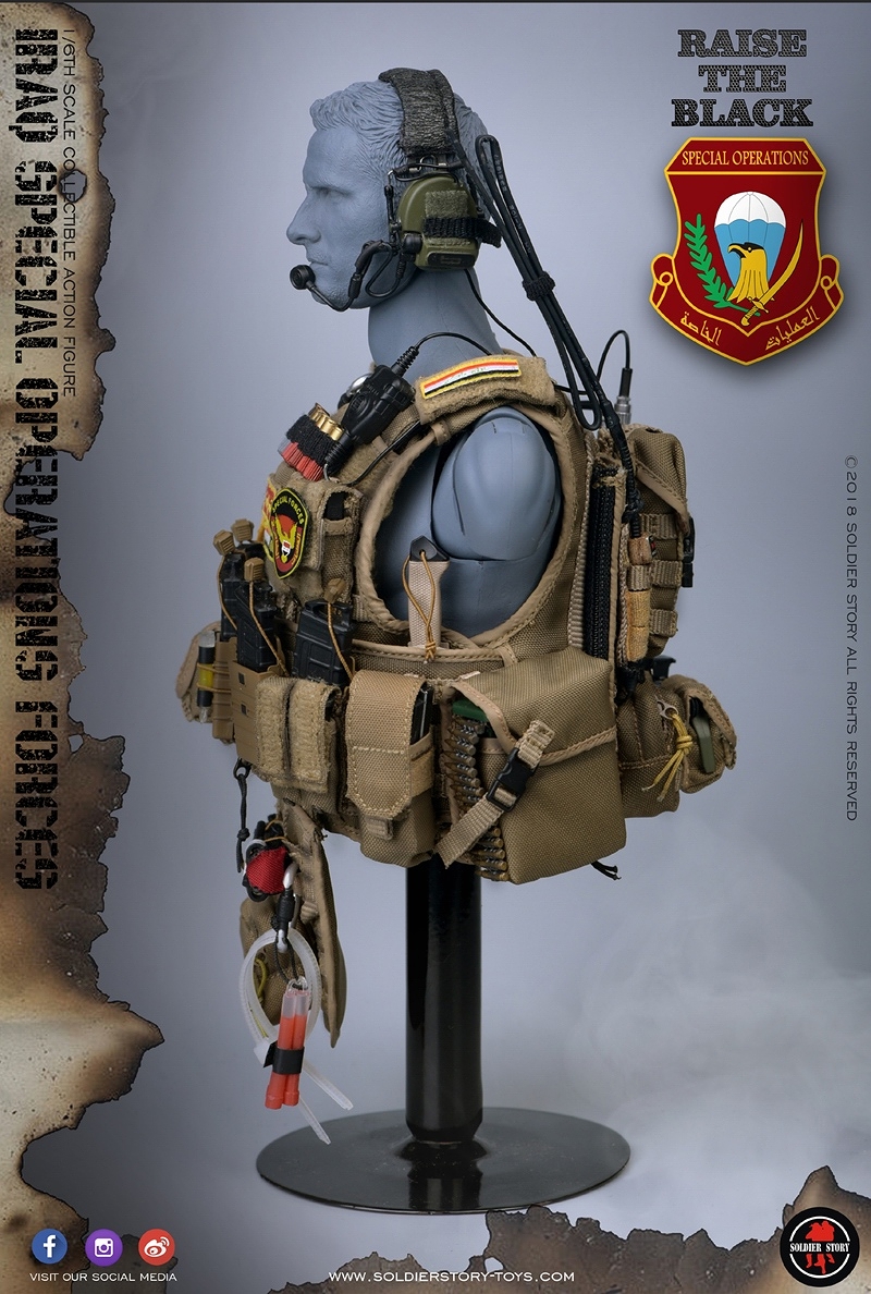 ISOF イラク特殊作戦部隊 SAW ガンナー 1/6 アクションフィギュア SS107 - イメージ画像37