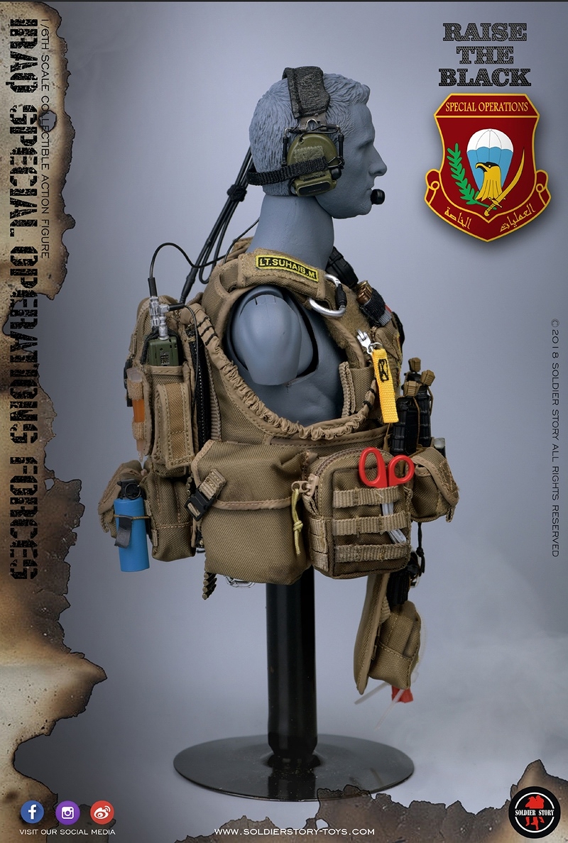ISOF イラク特殊作戦部隊 SAW ガンナー 1/6 アクションフィギュア SS107 - イメージ画像39
