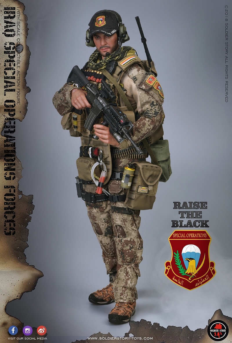 ISOF イラク特殊作戦部隊 SAW ガンナー 1/6 アクションフィギュア SS107 - イメージ画像4