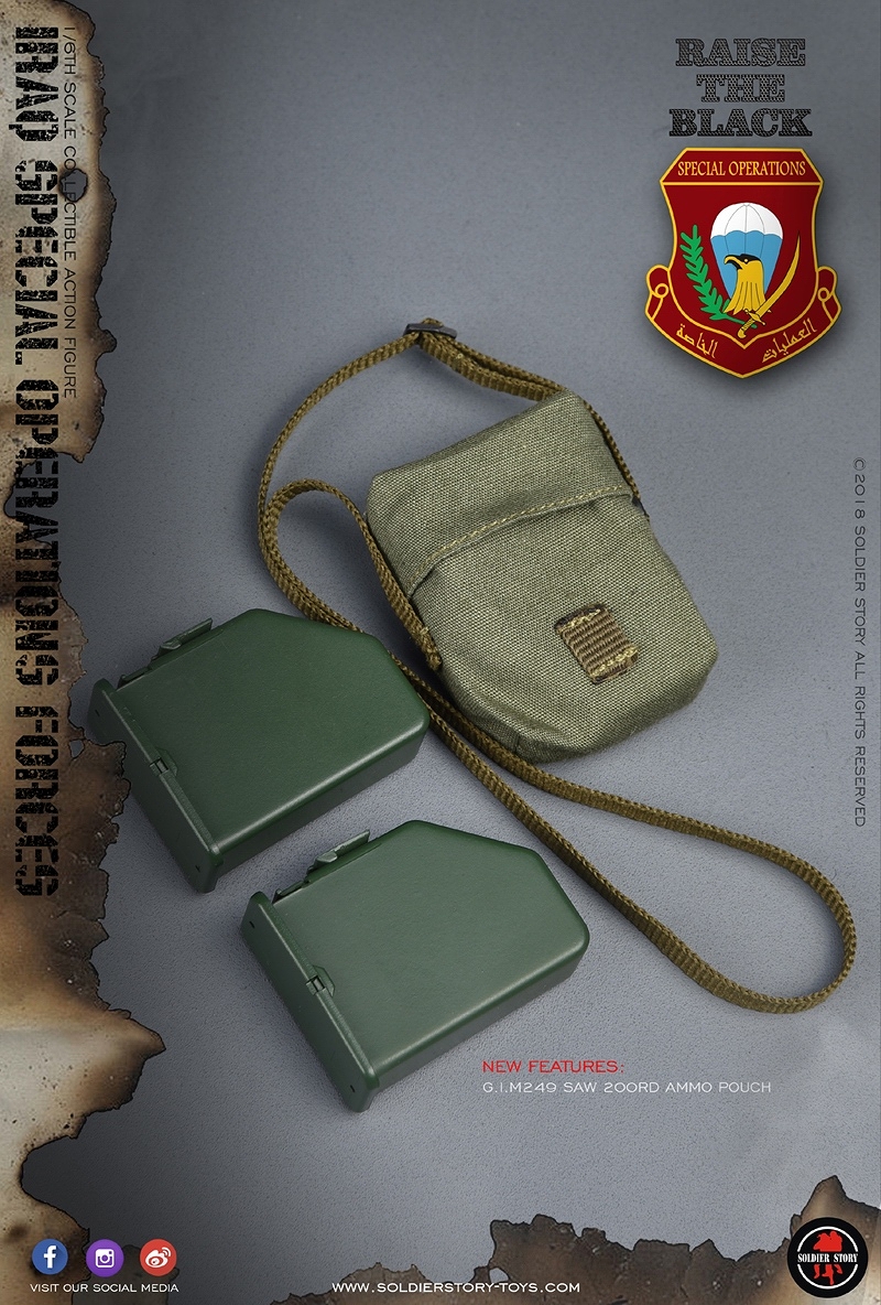 ISOF イラク特殊作戦部隊 SAW ガンナー 1/6 アクションフィギュア SS107 - イメージ画像42
