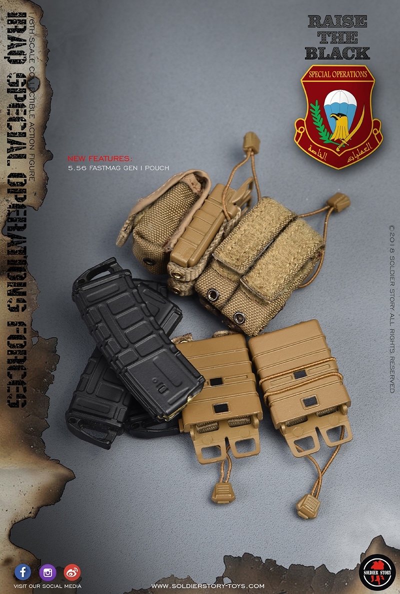 ISOF イラク特殊作戦部隊 SAW ガンナー 1/6 アクションフィギュア SS107 - イメージ画像43