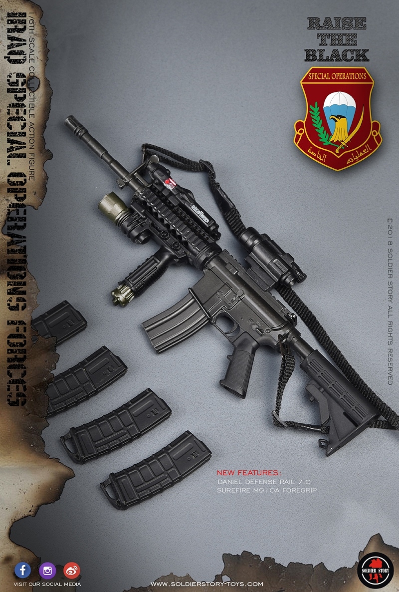ISOF イラク特殊作戦部隊 SAW ガンナー 1/6 アクションフィギュア SS107 - イメージ画像49