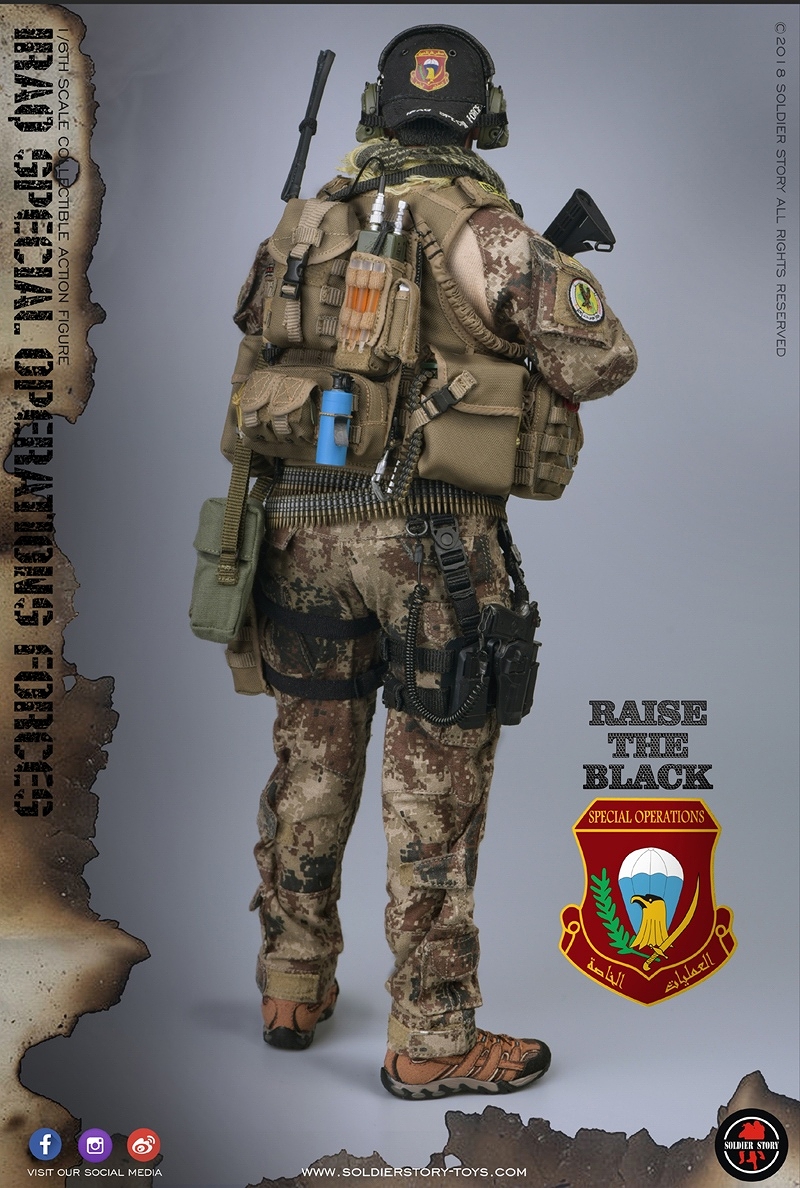 ISOF イラク特殊作戦部隊 SAW ガンナー 1/6 アクションフィギュア SS107 - イメージ画像5