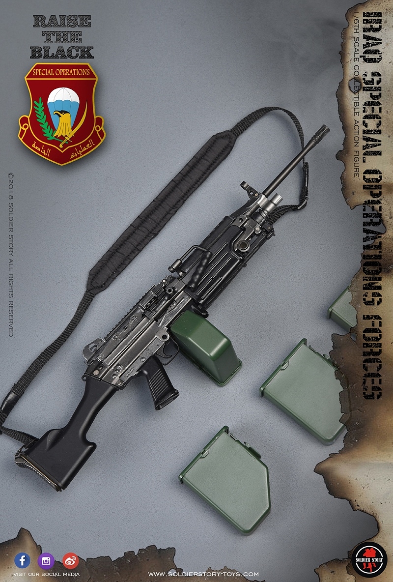 ISOF イラク特殊作戦部隊 SAW ガンナー 1/6 アクションフィギュア SS107 - イメージ画像50