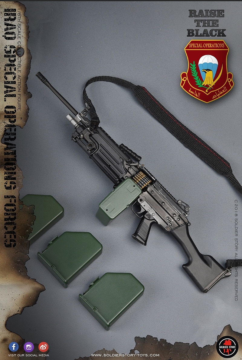ISOF イラク特殊作戦部隊 SAW ガンナー 1/6 アクションフィギュア SS107 - イメージ画像51