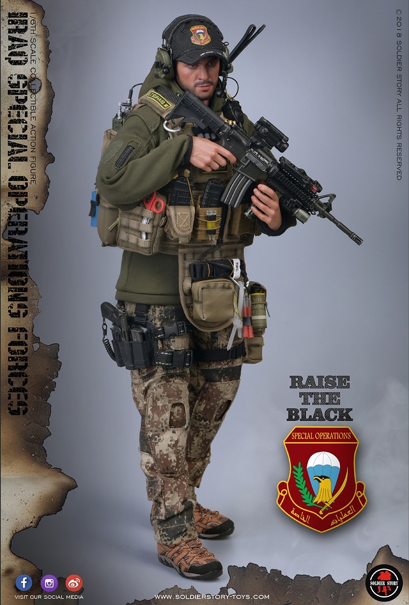 ISOF イラク特殊作戦部隊 SAW ガンナー 1/6 アクションフィギュア SS107 - イメージ画像6