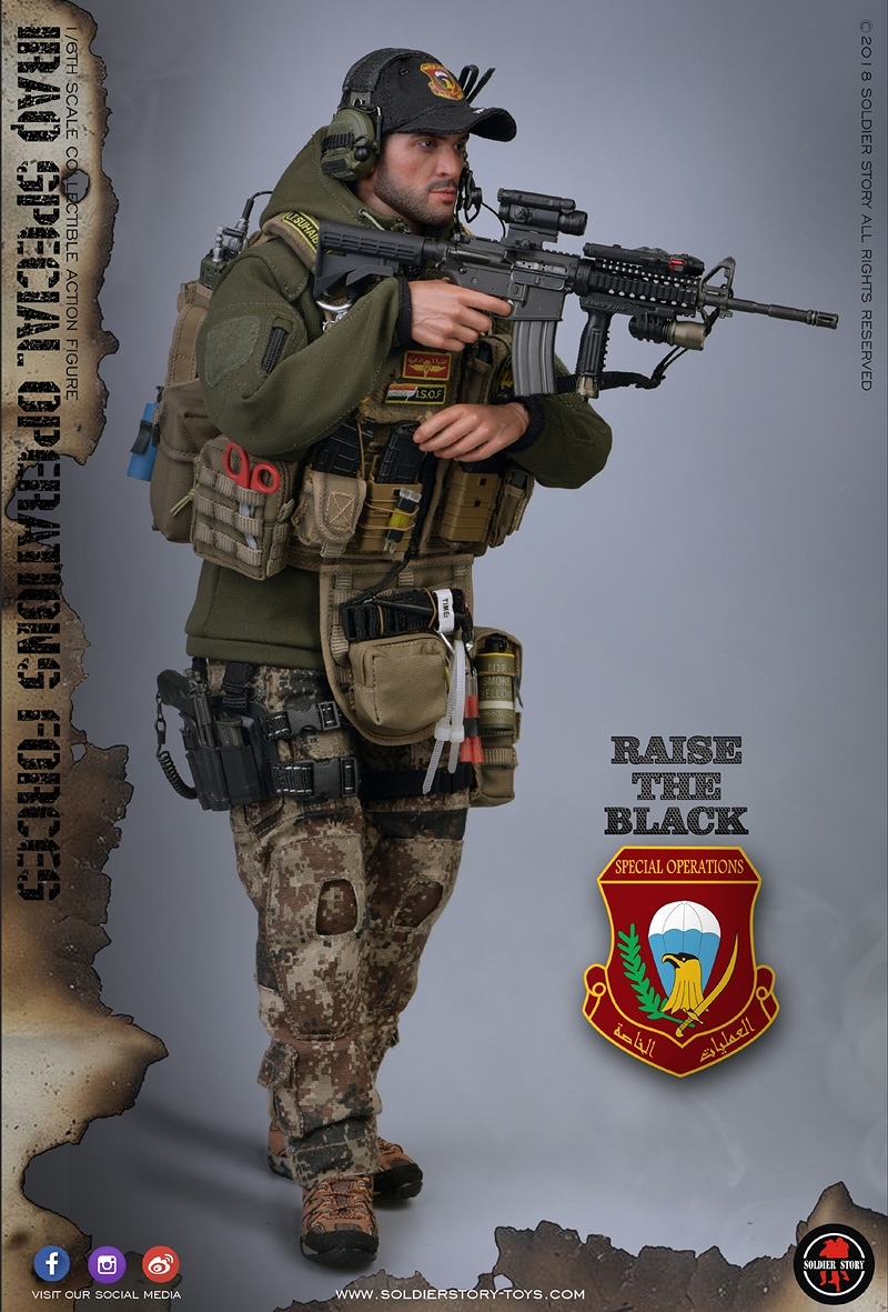 ISOF イラク特殊作戦部隊 SAW ガンナー 1/6 アクションフィギュア SS107 - イメージ画像7