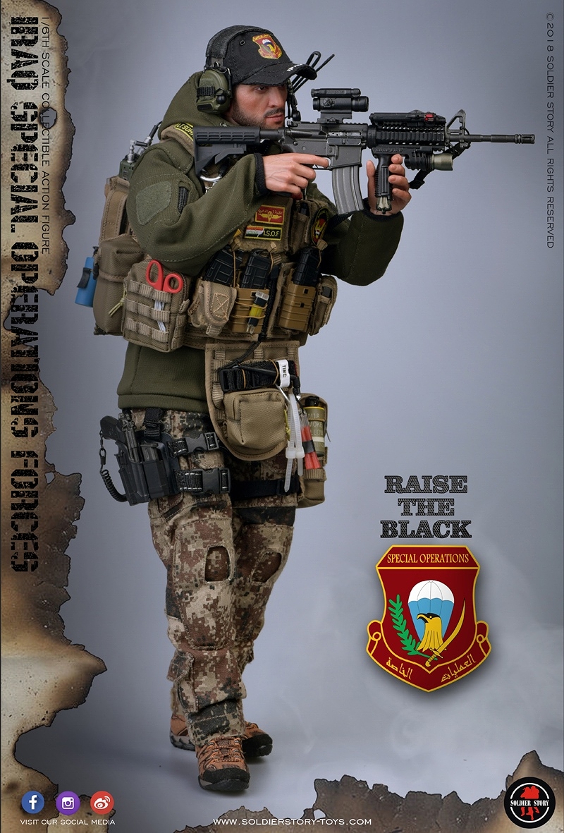 ISOF イラク特殊作戦部隊 SAW ガンナー 1/6 アクションフィギュア SS107 - イメージ画像8