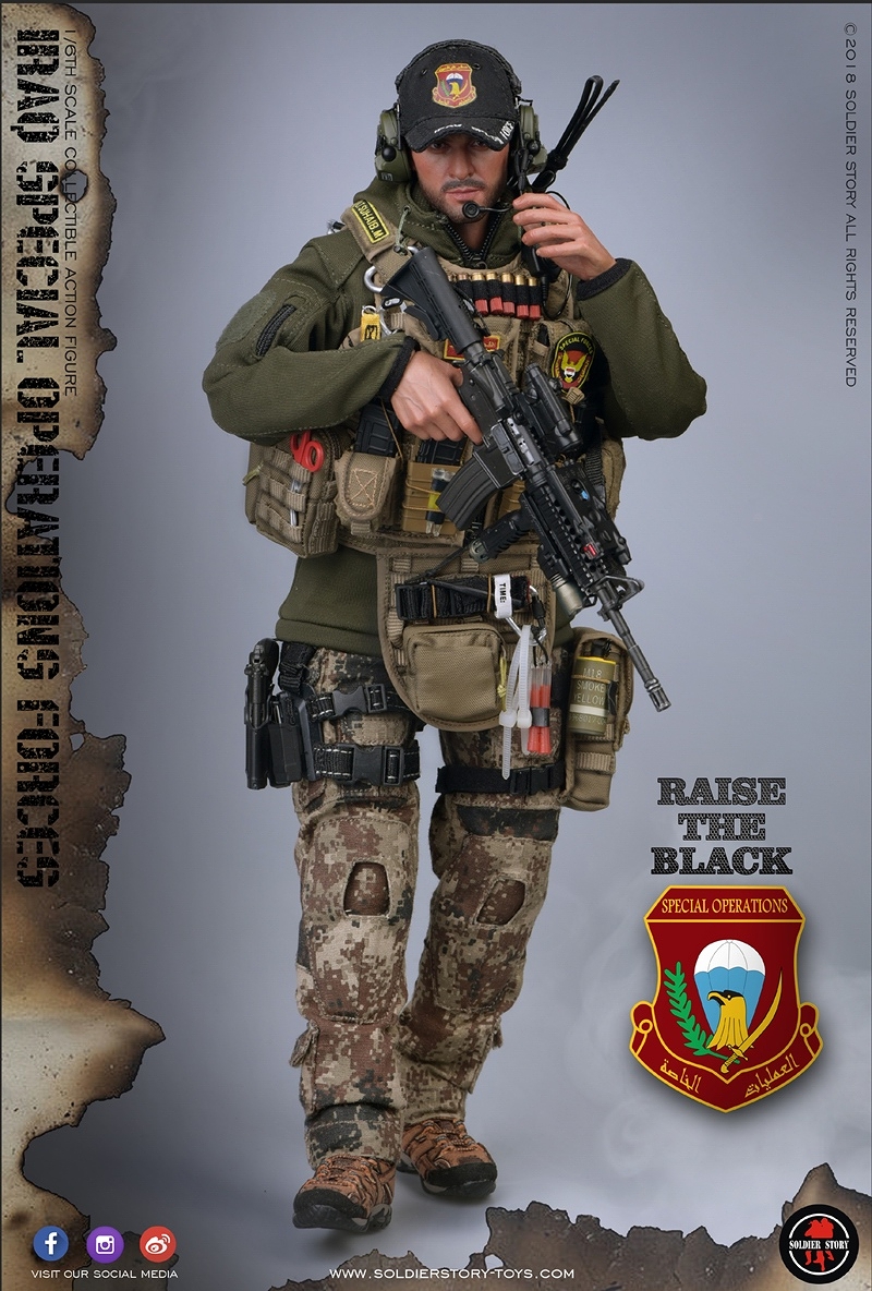 ISOF イラク特殊作戦部隊 SAW ガンナー 1/6 アクションフィギュア SS107 - イメージ画像9