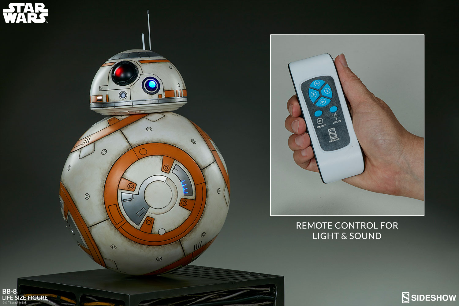 【入荷中止】【送料無料】スターウォーズ フォースの覚醒/ BB-8 ライフサイズ スタチュー - イメージ画像16