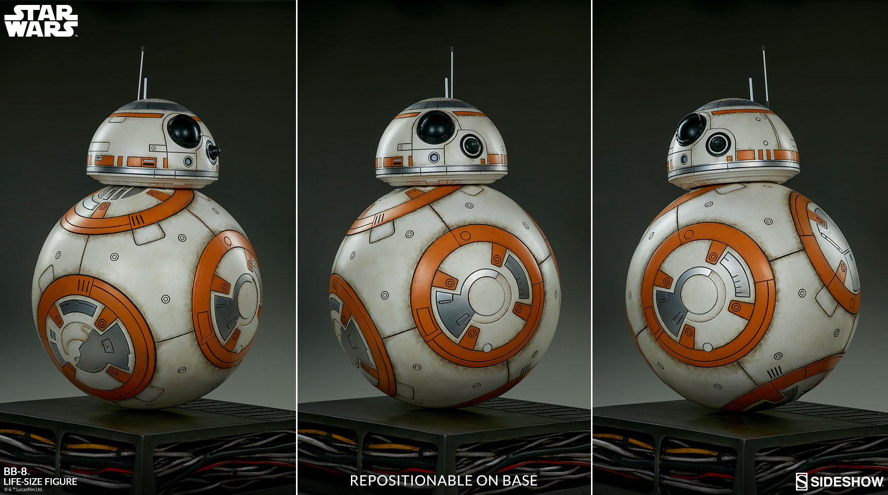 【入荷中止】【送料無料】スターウォーズ フォースの覚醒/ BB-8 ライフサイズ スタチュー - イメージ画像9